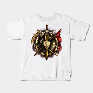 Royal Vampire Crest Kids T-Shirt